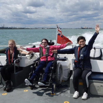 Wetwheels Hamble children Southampton Water 2019